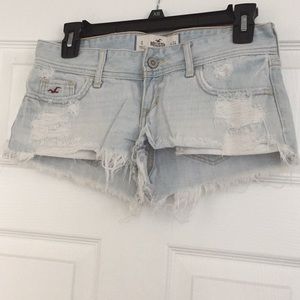Hollister jean shorts